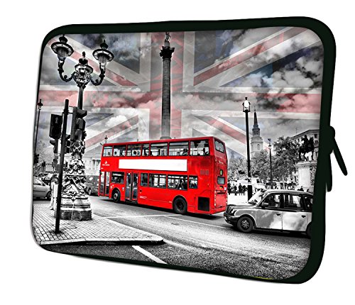 LUXBURG   15 6 Zoll Notebooktasche Laptoptasche Tasche aus Neopren Schutzh  lle Sleeve f  r Laptop   Notebook Computer - Aussicht in London