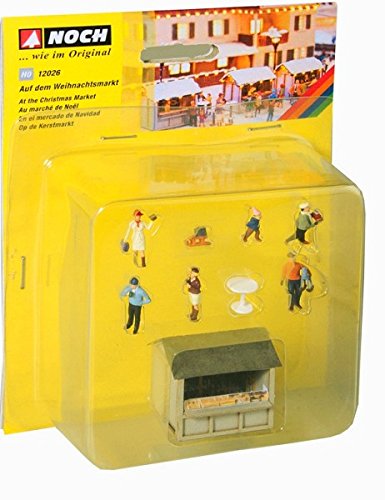 Preisvergleich Produktbild NOCH 12026 - Spielwaren, Auf dem Weihnachtsmarkt