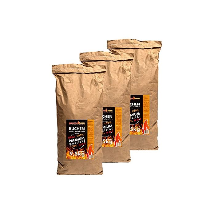 Holzkohle Buche Fr Bbq Grillkohle Gro 285kg Buchenholzkohle Steakhouse Qualitt Premium Qualitt Seit 2018 Mit Erweiterter Siebetechnik Krnung 30 120mm Weber Grill Geeignet 3x 95kg Sack Versandkostenfre