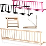 Bettgitter / Bettschutzgitter aus (BUCHE-MASSIVHOLZ) Baby Kinder