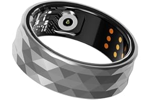 Fiorky Smart Ring Health Tracker - R12M Smart Ring Health Monitor Monitor del sonno Modalità multi sport Distanza passi Contatore calorie, Livello impermeabile IP68 Anelli fitness tracker