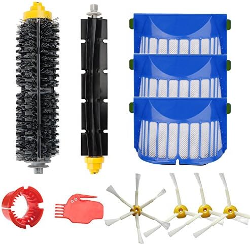 Vacuum Accessories Set for iRobot Roomba 600 Series 620 630 650 Vacuum Cleaner Replacement Spare Parts Kit(Pack of 11)