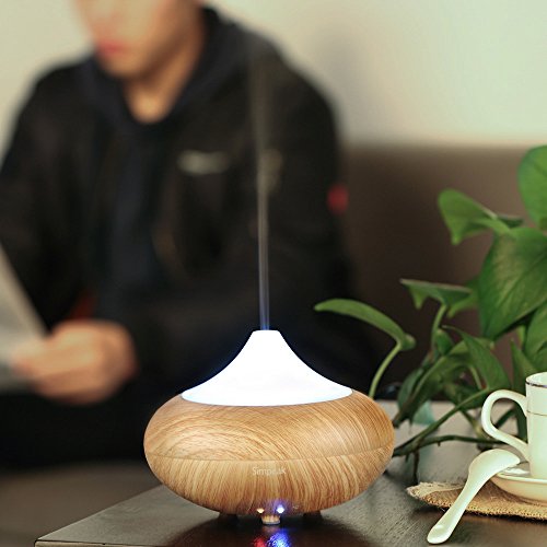 Simpeak 100ml Aroma Diffuser LED Luftbefeuchter Ultraschall Duftzerstäuber Humidifier Essential Oil Diffusor Purifier Tragbar für Babies Kinder Haus Yoga Büro Spa Schlafzimmer usw. - 8