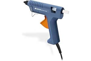 Steinel Pistola per colla a caldo Gluematic 3002 - Glue gun con capacità 16 g/min, inclusi 3 stick di colla da 11 mm, con cavo - Per bricolage e riparazione