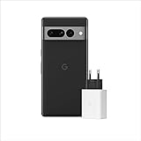 Google Pixel 7 Pro - Unlocked Android Smartphone with Telephoto and Wide Angle Lens - 128GB - Obsidian + Pixel 30W USB-C Char