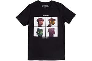 Rock Off Gorillaz Demon Days Black T Shirt