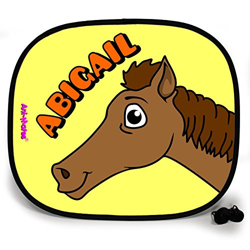 123t ANI-MATES HORSE PERSONALISED Baby/Child Vehicle Sunshade x 1