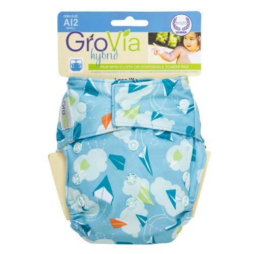Grovia Cloth Diaper Shell - Snap - Drift