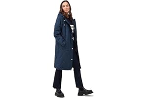 Regatta Womens Jaycee Quilted Water-Repellent Button Up Jacket Coat