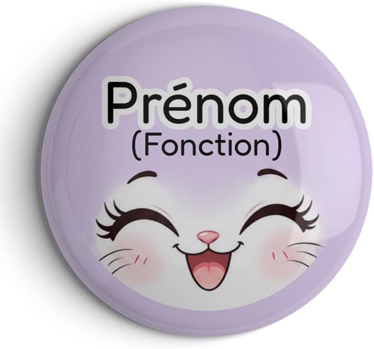 Test Complet & Analyse de Fiabilité : Badge broche epingle personnalisable prenom m