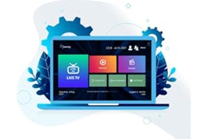 GÉNÉRIQUE Genérico – One Year Smart TV Subscription Set-Top Box France Subscription – Wi-Fi, Bluetooth – Negro – 1080p – Compatible con TV, Smartphone – Netflix Video