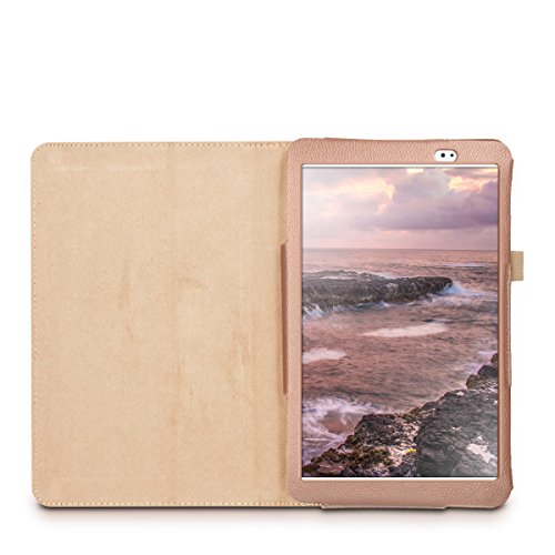 kwmobile Hülle für Huawei MediaPad T1 10 – Tabletcover Slim Case Tablet Schutzhülle – Smart Cover Tabletcase Rosegold - 9