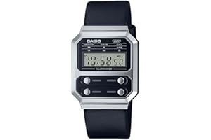 Casio Mężczyźni Vintage Zegarek, Czarny/Srebrny