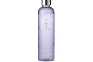 VINSUN Botella Agua 1 Litro - A Prueba de Fugas, Reutilizable, Sin BPA, Tritan, Apta Para Bebidas Carbonatadas - Cantimplora Para Deportes, Colegio, Bicicleta, Gym
