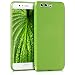 Produktbild kwmobile Hülle für Huawei P10 - TPU Silikon Backcover Case Handy Schutzhülle - Cover Metallic Hellgrün