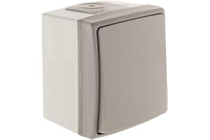 Zenitech Bouton Poussoir étanche IP55 - Gris - Orok