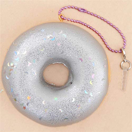 Puni Maru Silver Cheeki and Cheeka disco donut squishy