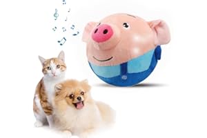 BENARES Aktives Bewegendes Haustier Plüschspielzeug - Hundeball Hundespielzeug Futter Ball | Interaktives Hundespielzeug | Ungiftig Bissfest Spielzeug Ball Für Haustier Hunde IQ Trainingsball