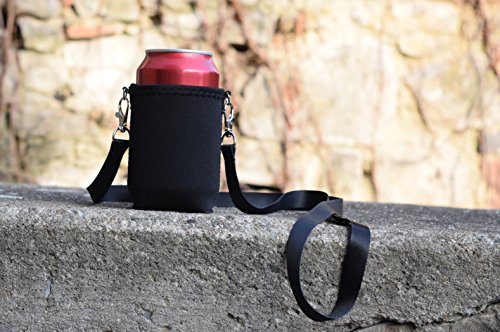 BeerHolder – Dosenhalter für den Hals, Dosenhalterung inkl. Halstrageband, Glashalter, Flaschenhalter (Lanyard) - 2