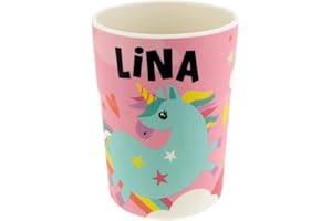 ‎HISTORY & HERALDRY Personalisierter Kinderbecher Lina |Melamin|250ml|