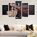 Produktbild La Vie 5 Teilig Wandbild Gemälde Anime Lange Haare Frau Moderne Kunstdruck Hochwertiger Leinwand Bilder Poster Drucken für Zuhause Wohnzimmer Schlafzimmer Küche Hotel Büro Geschenk