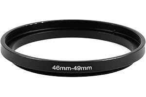 UXCELL sourcing map Adaptador de Anillo de Aumento 46mm-49mm Lentes de Filtro de CáMar* de 46mm a 49mm