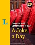 Image de Langenscheidt Sprachkalender 2014 A Joke a Day - Kalender