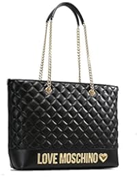 LOVE MOSCHINO Bolsa de compras negro acolchado - NERO