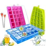 Multiuso - esta bandeja de cubitos de hielo no es solo para hielo, sino que también puede llenarse con agua, frutas, helados, refrescos y vino. Ideal para cumpleaños, vacaciones y fiesta