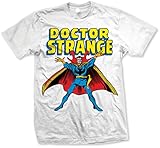  Marvel Comics Doctor Strange Camiseta, Blanco, M para Hombre