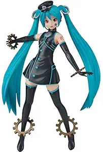 Sega Project Diva Arcade Future Tone Hatsune Miku Super Premium Action Figure Selfish Plant Manager, 9.4