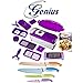 Produktbild NEU Genius Nicer Dicer Set Gemüseschneider Lila + Messerset 17-tlg.