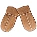 Nordvek Baby Genuine Sheepskin Mittens Gloves On String - Suitable for Boys & Girls # 324-100