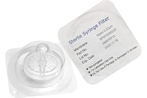 Biomed Scientific Lot de 10 filtres seringues stériles en nylon 25 mm de diamètre 0,22 um