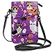 Produktbild Tri Corgi Halloween Costumes Mummy Vampire Ghost J Synthetic Leather Small Crossbody Bags Cell Phone Purse Wallet Smartphone Bags For Women