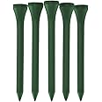 TH Golf Bamboo Golf Tees 70mm | Pack of 50 & 100 | Multiple Colour Options | Premium Eco Friendly Sustainable Durable Bamboo Golf Tees (Pack of 50, Dark Green)