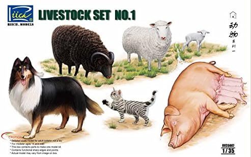 Riich Models RV35007 – Live Stock Set Vol 1 Pets