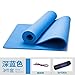 Produktbild YOOMAT Grün Flach Unterstützung erhöhte Training Gymnastikmatte Fitnessmatte Kit Starter 8 mm Herren Bodenschutzmatte Verlängerung, 8 mm (Starter), Dunkelblau Netzwerk Paket 3-Teilig set99905