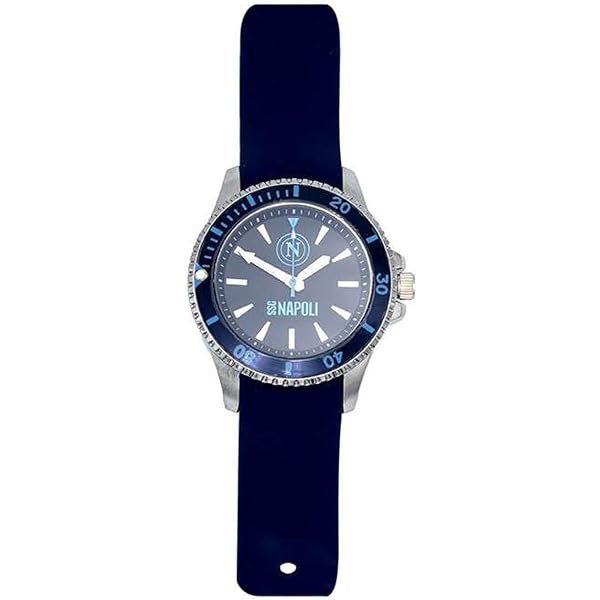 PRESTIGE & DELUXE Orologio Uomo Lowell Napoli Chrono – Cassa 39mm Acciaio – Quadrante Blu – Cronografo – 10 ATM – Con Portachiavi Calcio - 3