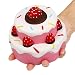 Produktbild JIANGFU Dekompression Runde Erdbeerkuchen,11,5 CM Jumbo duftende Erdbeerkuchen Super langsam steigende niedlichen Kinder Spielzeug