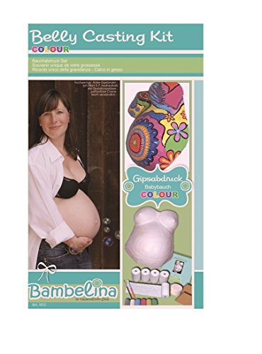 Tausendschön COLOUR – Gipsabdruck -Set Babybauch, Bauchmaske Schwangerschaft - 2