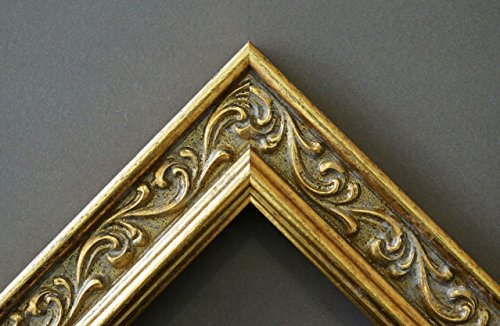 Spiegel Wandspiegel Badspiegel Flurspiegel Garderobenspiegel – Über 200 Größen – Verona 558P-ORO Gold 4,4 – Außenmaß des Spiegels 40 x 60 – Wunschmaße auf Anfrage – Antik, Barock - 4
