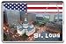Produktbild USA E436 ST Louis KÜHLSCHRANKMAGNET Travel Photo Refrigerator Magnet