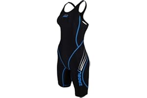 ZAOSU Wettkampf-Schwimmanzug Z-Black - Badeanzug für Mädchen und Damen