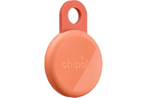 Chipolo LOOP - Dispositivo de rastreo Bluetooth Recargable para Llaves y Bolsos, Compatible con Buscar de Apple o con Localizador de Google, Llama tu móvil y Alertas Fuera de Alcance en Android