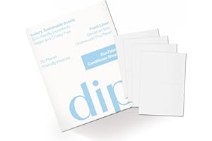 DIP Eco-Friendly Fabric Conditioner Sheets | Plant-Based, Plastic-Free & Zero Waste | Softens & Reduces Static | 30 Sheets