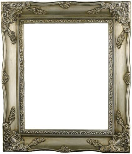 Antique Silver Shabby Chic Ornate Swept Vintage Picture Frame - RIM ONLY WITH FITTINGS - For a 10" x 8" (254mmx203mm) Photo