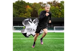 FORZA Parachute de Résistance pour l'Entraînement d'Endurance | Outil d'Entraînement à la Résistance au Vent | Sangle Réglable et Sac de Transport Inclus