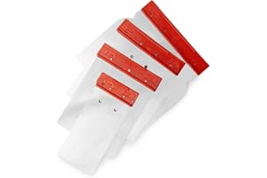 PENNELLIFICIO 2000 | Set 4 Spatole Giapponesi Professionali in Acciaio Inox, Presa Ergonomica, Ideale per Stucco, Larghezza 60/80 /100/120