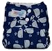 Piriuki Night V3 Reusable Pocket Diaper (Blue/ White)
